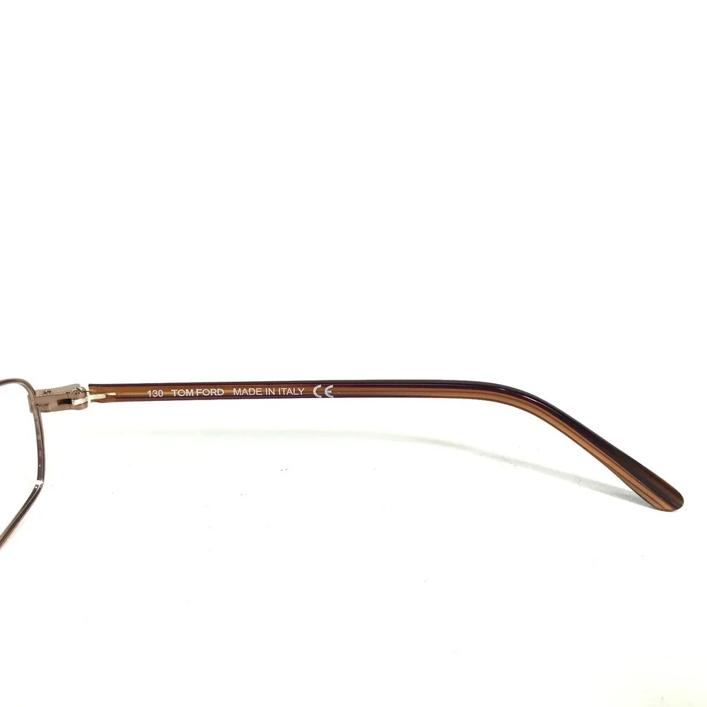 Tom Ford Eyeglasses Frames TF5024 268 Brown Rectangular Full Wire Rim 54-16-130